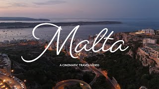 Malta  A Cinematic Travel Vlog [upl. by Eednahs]