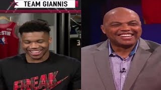 Giannis and Charles Barkley take shots at James Harden during All Star Draft [upl. by Zampardi]