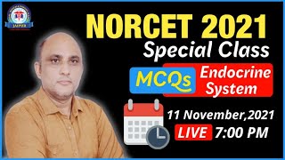 MSN Special class  Endocrine System  LIVE at 700 PM for NORCET 2021 By Mr Gaurav Sir [upl. by Amahs872]