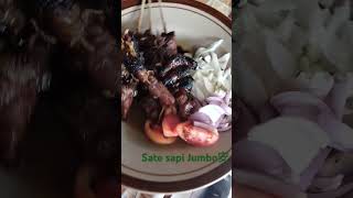 Sate Sapi Jumbo di Solo satesatesapisatedagingsapisataykulinermakanenakmakanmurahgrill焼き肉 [upl. by Watanabe396]