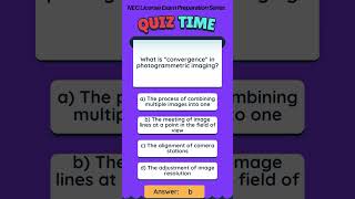 Photogrammetry QUIZ Part 7 NEC License Exam Preparation Series engineeringlicensepreparation [upl. by Ardnasal]