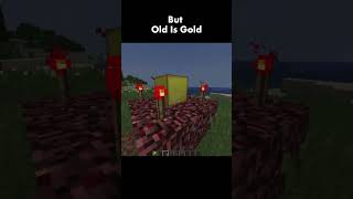 Old MInecraft Is Gold minecraft shorts [upl. by Manolo]