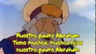 Nuestro padre Abraham  Música Cristiana en Karaoke para niños [upl. by Eniahpets]