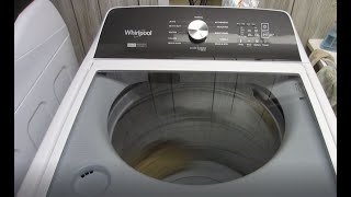 Whirlpool 2 in 1 WTW5057LW WTW5057L removable agitator washer demo [upl. by Lehman]