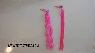 Extensiones de pelo caseras con cuerda para niña [upl. by Anal]