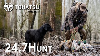 Tohatsu Presents Duck Hunting in Arkansas with Darryl Moore and 247Hunt featuring the MFS60 [upl. by Notsuh]