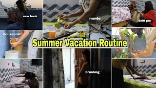 SUMMER VACATION MORNINGNIGHT ROUTINE🔆Make Boring Vacations Interesting amp Productiveroutinevlog [upl. by Haridan]