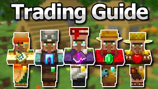 The Ultimate Minecraft 120 Guide To Villager Trading  Workstations Best Trades amp Professions [upl. by Nangem]