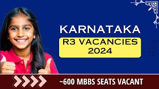 Vacant MBBS Seats in Karnataka  Mop Up Round 2024 [upl. by Mishaan]