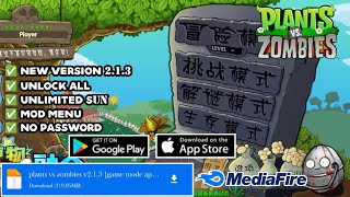 Plants vs Zombies RH Fusion Mod Menu Version 213  Unlimetad All [upl. by Hairu640]