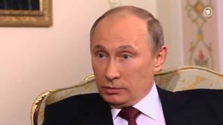 Wladimir Putin im Interview  NGOs Demokratie Zypern etc WDR Info 38 [upl. by Aia]