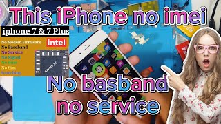 iPhone 7 Plus No IMEI  7 Baseband Problem  NoSIM Problem  iphoneprotech [upl. by Uolymme20]