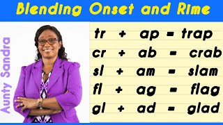 Blending Consonant Blends Onset with Short a Rimes  Phonological Awareness  Listening Skill [upl. by Anitroc]