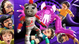 Hardest Roblox Piggy Level FGTeeV Family Plays The Hunt Event [upl. by Ajnat]