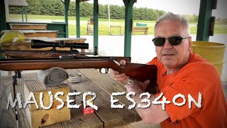 Mauser ES340N 22lr training rifle 1930’s production at the range [upl. by Quickel]