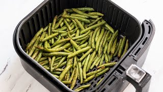 Air Fryer Green Beans  Quick amp Delicious Veggies [upl. by Neimad576]