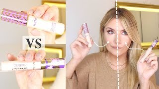 TARTE SHAPE TAPE VS CREASELESS CONCEALER WHICH ONE WINS UNSPONSORED TRUTH [upl. by Eillehs953]