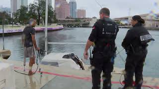 Viral Lt Dan wont leave boat talks to police [upl. by Enilamme]