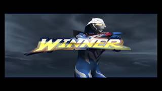 Ultraman Nexus PS2  Battle Mode Junis Blue [upl. by Ainoyek]