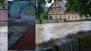 Hochwasser  Uberschwemmung 2016 [upl. by Ahsein]