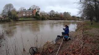 Angling Escapades  River Wye Whip fishing for Roach [upl. by Hamilah]