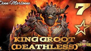 GUERRAS DE ALIANZA MCOC amp CONSIGUIENDO AL KING GROOT DEATHLEES MCOC 🔥 [upl. by Leicester]