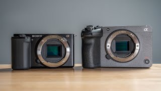 Sony FX30 vs ZVE10  Is The FX30 Really Worth It [upl. by Ettevets]