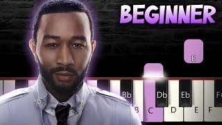 All Of Me  John Legend  BEGINNER Piano Tutorial [upl. by Lala]