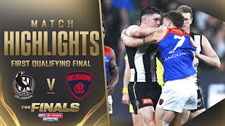 Collingwood v Melbourne  Qualifying Final  2023 Toyota AFL Finals Series [upl. by Niuqram]