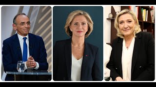 Zemmour Pécresse Le Pen  les dernières tendances dans les sondages à droite [upl. by Thorlie]