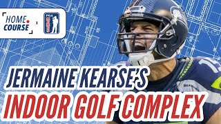 Jermaine Kearse amp Greg Bodines INSANE Indoor Golf Facility [upl. by Isia384]