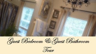 Guest BedroomBathroom Organization Tips amp Tour [upl. by Ruffin591]