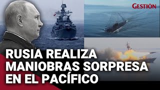 PUTIN ordena desplegar buques y submarinos y lanza por sorpresa MANIOBRAS MILITARES en el Pacífico [upl. by Viguerie]