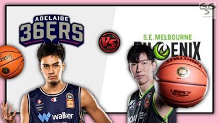 Adelaide 36ers Vs SE Melbourne Phoenix  NBL Australia Live Play by Play and Score Update [upl. by Petit]