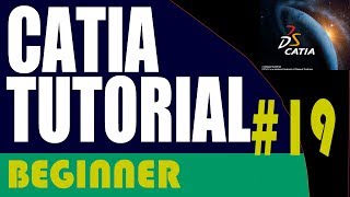 19 CATIA Beginner Tutorial Symmetry [upl. by Daus]