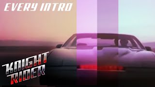 Every Knight Rider Intro Seasons 14  Knight Rider [upl. by Ynnel]