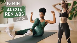 10 Minute Alexis Ren Ab Workout With Beeps  Music  Motivation [upl. by Elery]