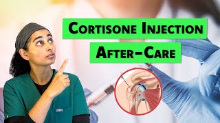 What to do AFTER your Cortisone Injection  Dos and Donts [upl. by Nylcsoj839]