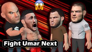 Khabib amp Dana forcing Merab to fight Umar [upl. by Suravat]