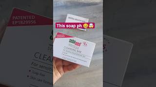 How does this famous sebamed soap ph went 😱🤯shorts skincare beauty phtest soap sebamed viral [upl. by Sergeant]