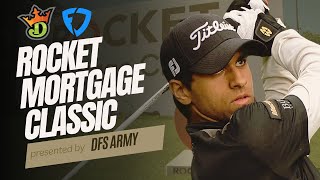 DFS PGA  Rocket Mortgage Classic  FREE Draftkings and Fanduel Breakdown  DFS Army [upl. by Iaoh]