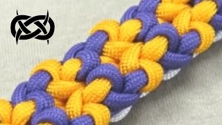 How to make a Vortex Bar Paracord Bracelet Tutorial Paracord 101 [upl. by Yclehc]