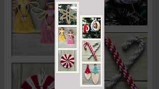 Aprenda Macramê sem sair de casa diy merrychristmas macrame [upl. by Sillek]