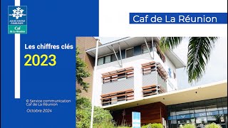 Chiffres clés Caf de La Réunion  année 2023 [upl. by Ahl]