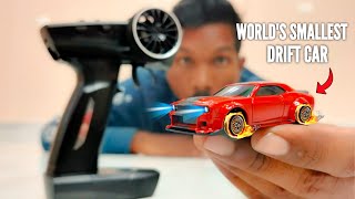 World smallest RC Turbo Racing Car Unboxing amp Testing  Chatpat toy tv [upl. by Camm]