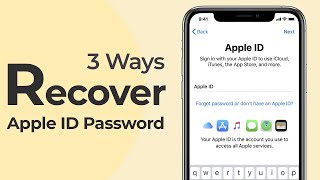 2024 Forgot Apple ID Password 3 Ways to RecoverReset Apple IDiCloud Password [upl. by Alidia]