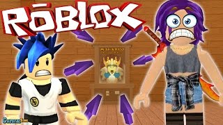 LA BRUJA LO ENGAÑA  DEATHRUN ROBLOX  CRYSTALSIMS [upl. by Oinoitna]