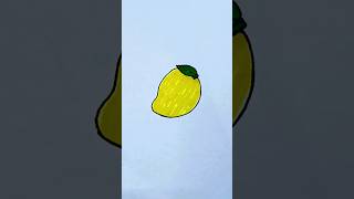 Draw mango easy drawing for kids drawing art draw [upl. by Mallin326]