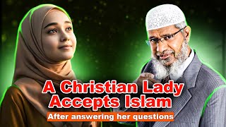 A christian Lady Accepts Islam After answering her question [upl. by Joerg375]