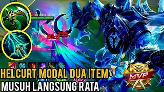 HELCURT SATU HIT COMBO  BUILD TERSAKIT HELCURT MODAL DUA ITEM MUSUH RATA  mobilegends [upl. by Iver617]